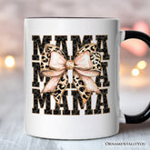 Glittered Leopard Mama Mug White | Ashley Stewart