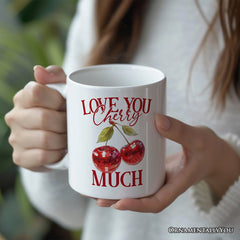 Love You Cherry Much Ceramic Mug | Ashley Stewart