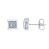 0.25 Carat Bezet Set Lab Grown Diamond Stud Earrings | Ashley Stewart