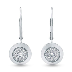 0.65 Carat Lab Grown Diamond Dangle Earrings Gift Box Set | Ashley Stewart