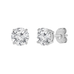 0.50 Carat Round Cut Lab Grown Diamond Stud Earrings | Ashley Stewart