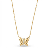 0.10 Carat Lab Grown Diamond Butterfly Necklace | Ashley Stewart