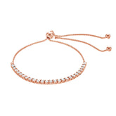 0.25 Carat Lab Grown Diamond Bolo Bracelet Rose | Ashley Stewart