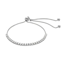 0.25 Carat Lab Grown Diamond Bolo Bracelet Rose | Ashley Stewart