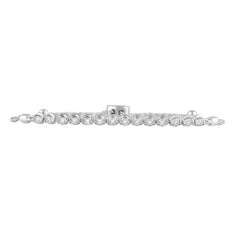 0.25 Carat Sterling Silver Lab Grown Diamond Bolo Bracelet | Ashley Stewart