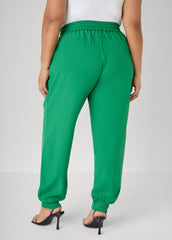 Drawstring Mid Rise Joggers Amazon | Ashley Stewart