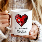 Love Never Fails Ceramic Mug White | Ashley Stewart
