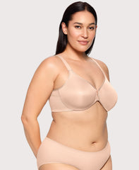 Front-Closure Posture Back WonderWire Bra Cafe | Ashley Stewart