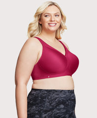 MagicLift Seamless Sports Bra Ruby Ruby Red | Ashley Stewart