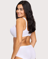 Front-Closure WonderWire Bra White | Ashley Stewart