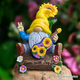 Bloom With Joy Garden Gnome Figurine Multi | Ashley Stewart