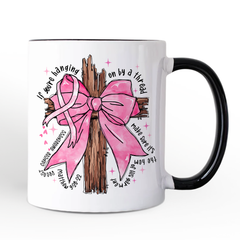 By A Thread Breast Cancer Awareness Mug White | Ashley Stewart