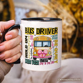 School Bus Driver Ceramic Mug White | Ashley Stewart