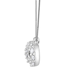 0.20 Carat Lab Grown Diamond Infinity Pendant Necklace | Ashley Stewart