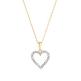 0.25 Carat Heart Lab Grown Diamond Necklace | Ashley Stewart