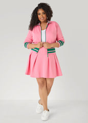 Pleated Tennis Skort Confetti | Ashley Stewart