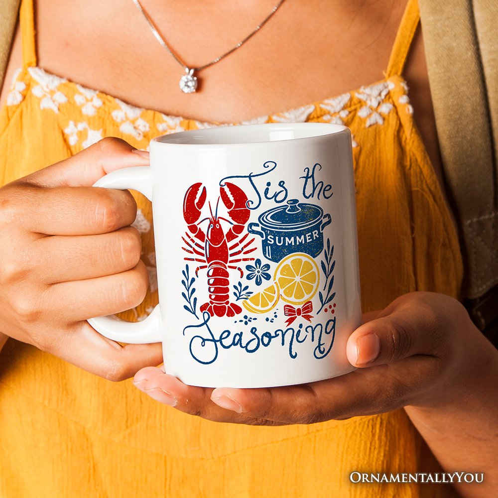 Tis The Seasoning Ceramic Mug White | Ashley Stewart