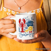 Tis The Seasoning Ceramic Mug White | Ashley Stewart