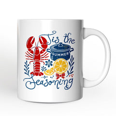 Tis The Seasoning Ceramic Mug White | Ashley Stewart