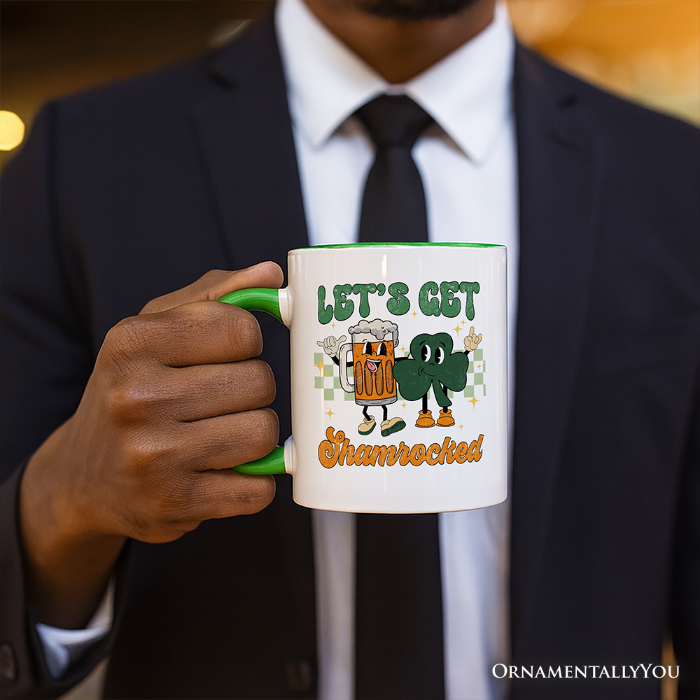 Lets Get Shamrocked Ceramic Mug White | Ashley Stewart