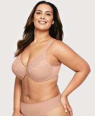 Front-Closure WonderWire Bra Cappuccino | Ashley Stewart