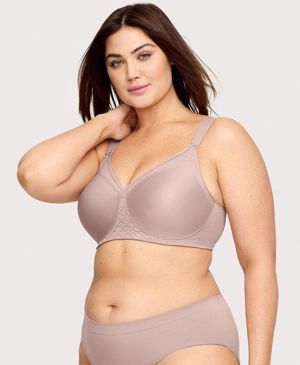 MagicLift Seamless Support T-Shirt Bra Taupe | Ashley Stewart