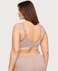 MagicLift Seamless Support T-Shirt Bra Taupe | Ashley Stewart