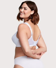 MagicLift Seamless Support T-Shirt Bra White | Ashley Stewart