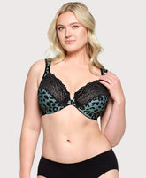 Front-Closure WonderWire Bra Centennial Leopard | Ashley Stewart