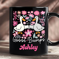 Goose Bumps Ceramic Mug Black | Ashley Stewart