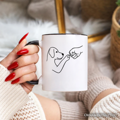 Paw Friends Ceramic Mug Black Handle | Ashley Stewart