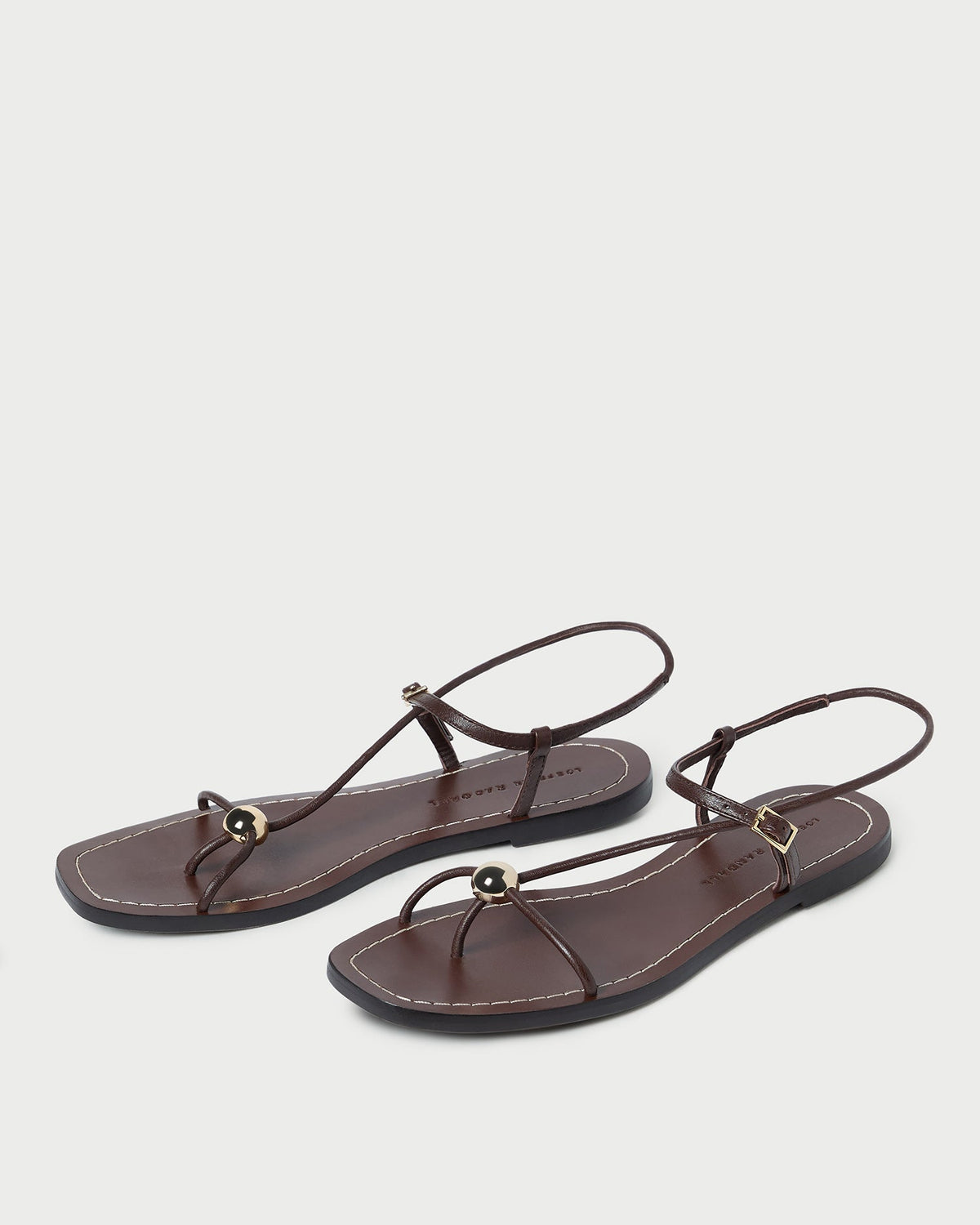 Loeffler Randall Lara Espresso Leather Sandal