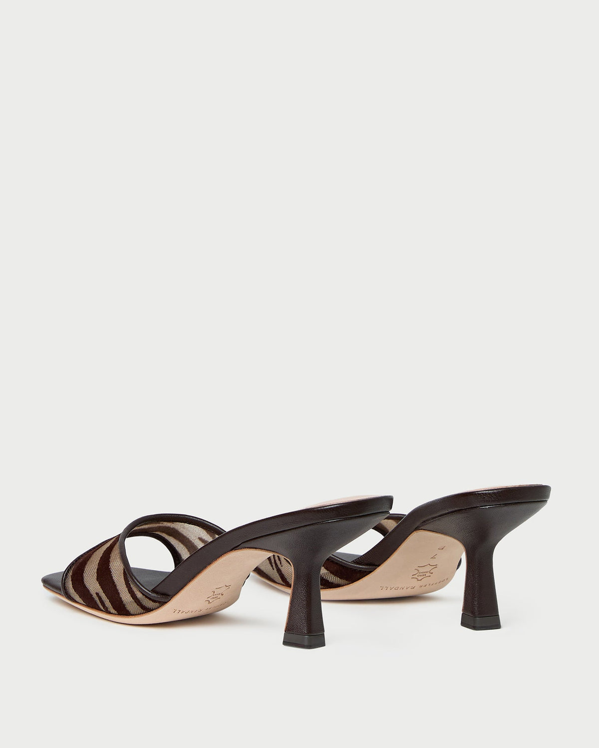 Loeffler Randall Tavia Zebra Mesh Mule