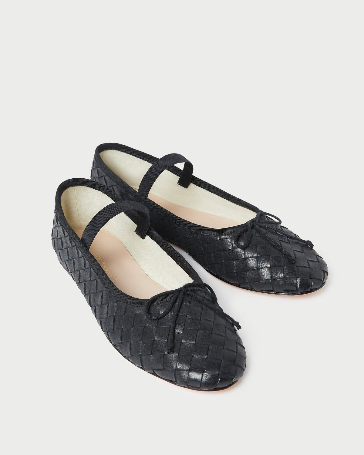 Loeffler Randall Leonie Black Woven Ballet Flat