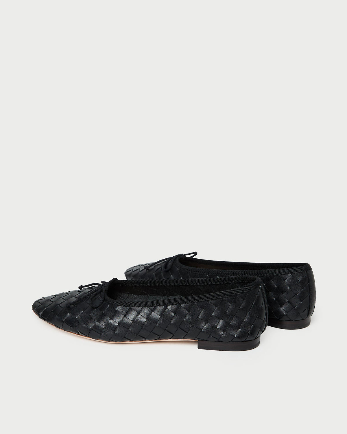 Loeffler Randall Landry Black Woven Ballet Flat