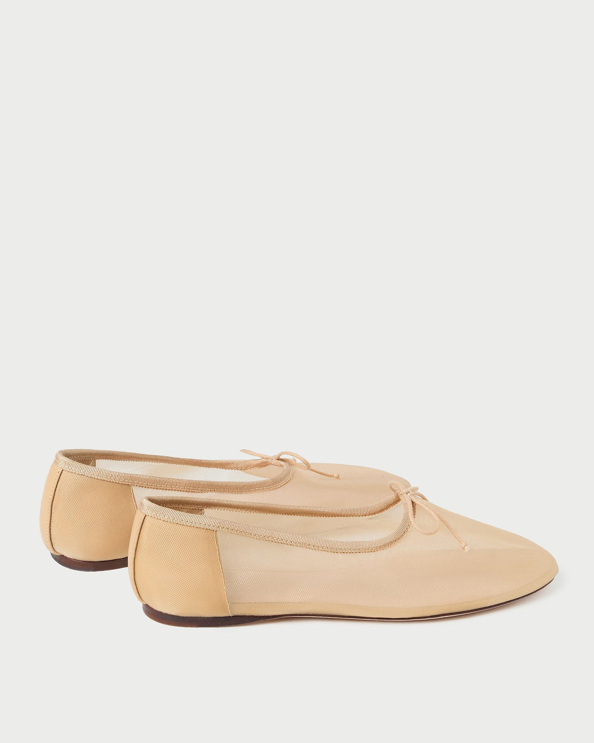 Loeffler Randall Landon Caramel Mesh Ballet Flat