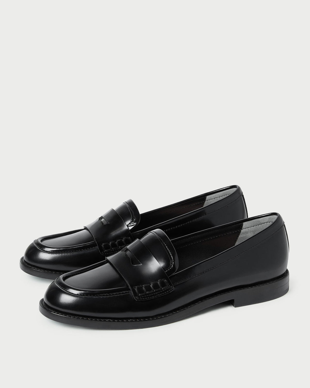 Loeffler Randall Rachel Black Leather Loafer