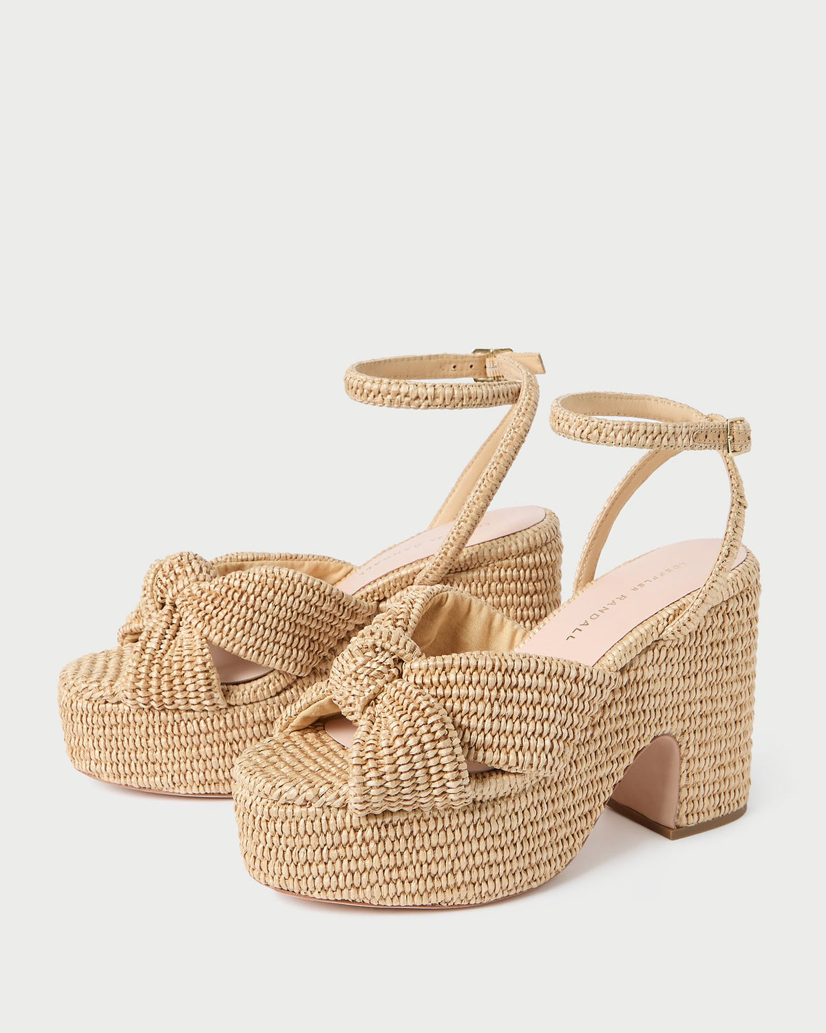 Loeffler Randall Liza Natural Platform Sandal