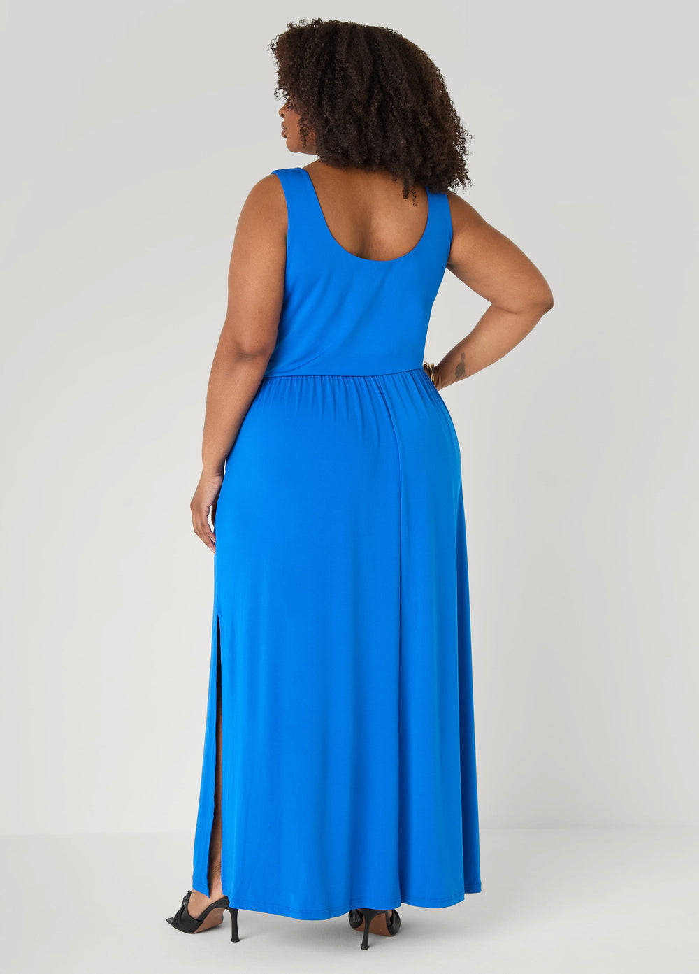 Shell Embellished Maxi Dress Orangeade | Ashley Stewart