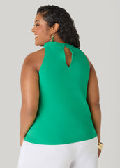 Embellished Cowl Neck Top Bosphorus | Ashley Stewart