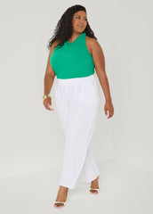 Embellished Cowl Neck Top Bosphorus | Ashley Stewart