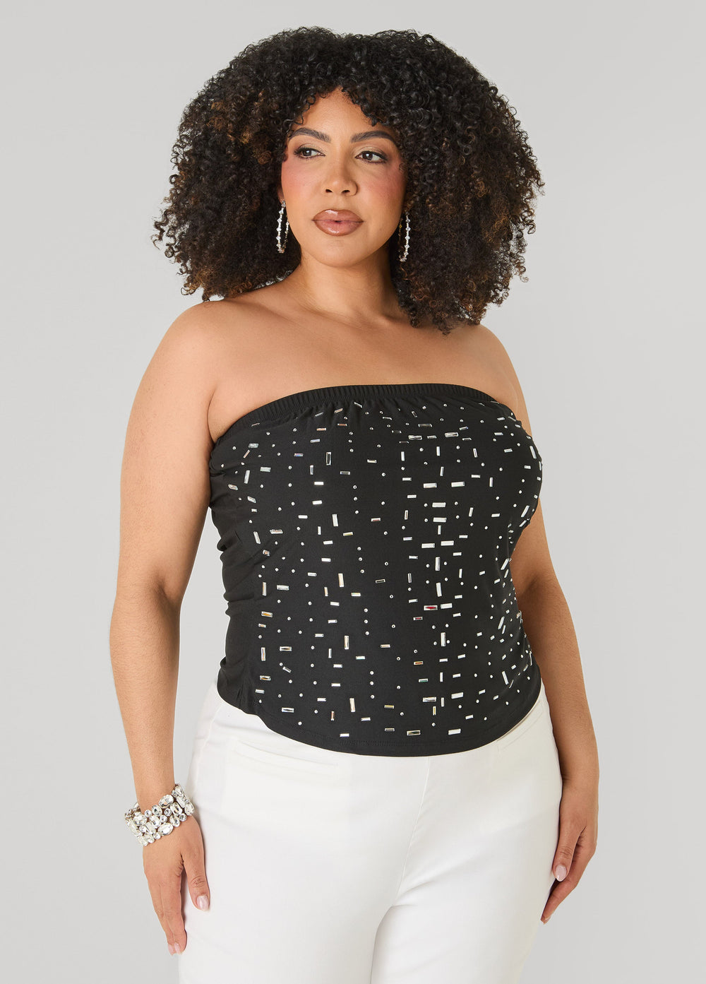 Crystal Tube Top Poinsettia | Ashley Stewart