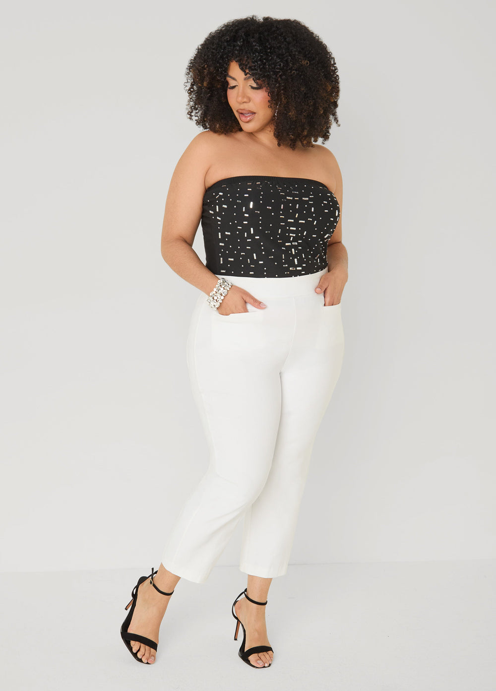 Crystal Tube Top Poinsettia | Ashley Stewart