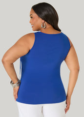 Fringed Mesh Paneled Top Sodalite | Ashley Stewart