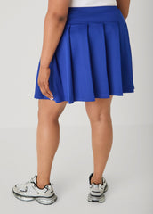 Athletic Knit Tennis Skirt Royal Blue | Ashley Stewart