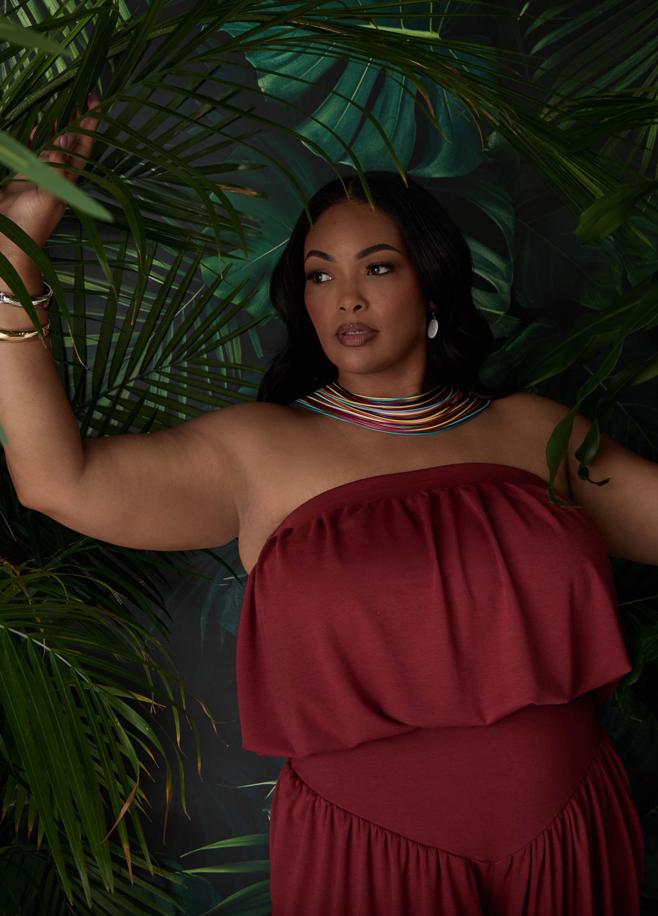 Bubble Tube Top Rust | Ashley Stewart