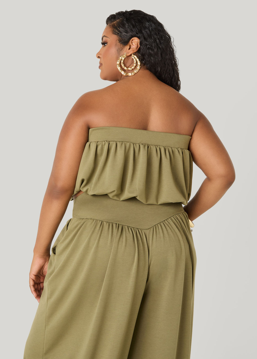 Bubble Tube Top Rust | Ashley Stewart