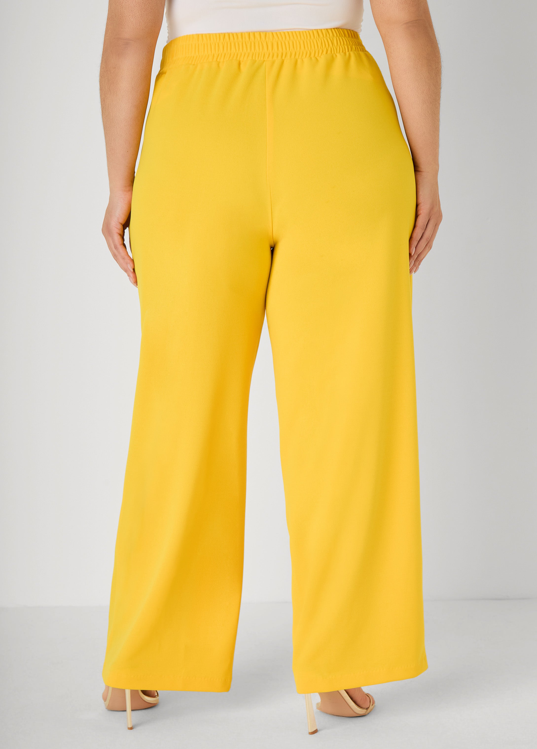 Pleated Wide Leg Pants Royal Blue | Ashley Stewart