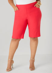 Millennium Bermuda Shorts Poinsettia | Ashley Stewart
