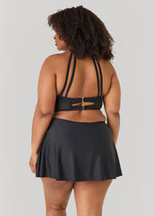 Crochet Bikini Top Black | Ashley Stewart